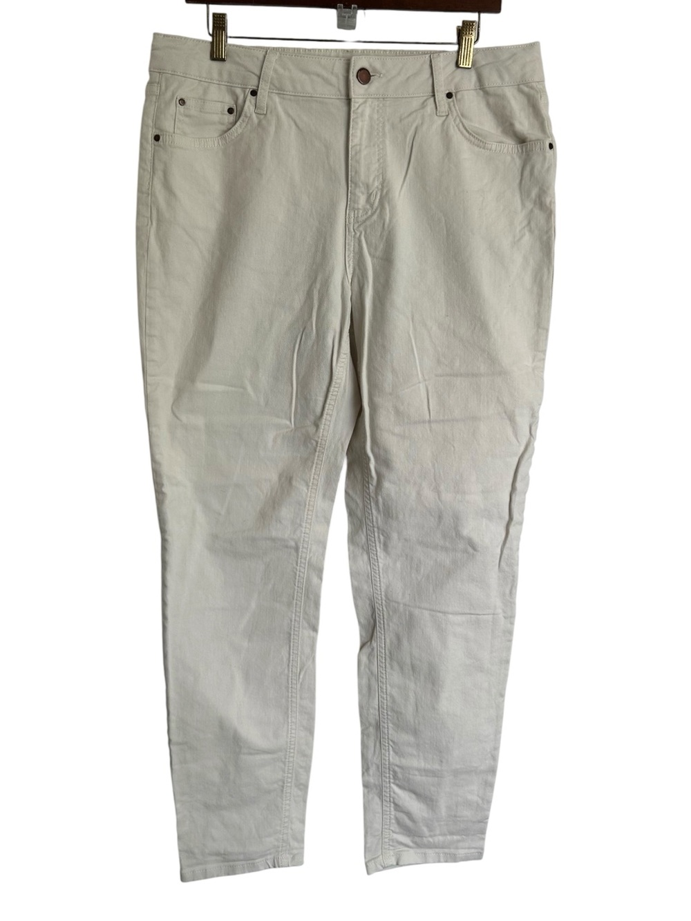 Boden Jeans Off White Denim Girlfriend  5Pocket Design Womens 12R